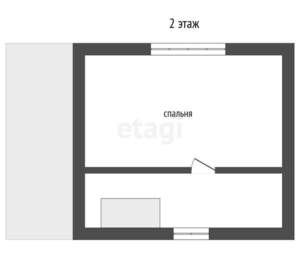 Дача 45м², 2-этажный, участок 6 сот.