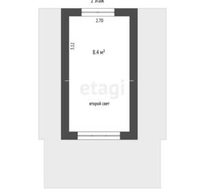 Дом 24м², 2-этажный, участок 4 сот.