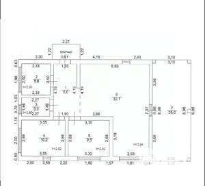 Дом 101м², 1-этажный, участок 6 сот.