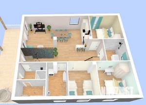 Дом 120м², 1-этажный, участок 7 сот.