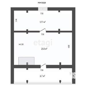 Дом 86м², 2-этажный, участок 13 сот.