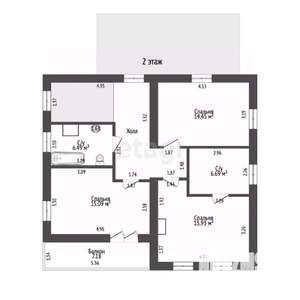 Дом 188м², 2-этажный, участок 12 сот.