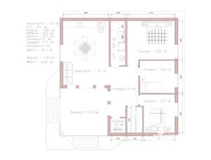 Дом 94м², 1-этажный, участок 8 сот.