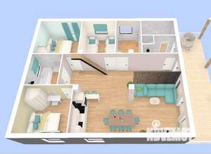 Дом 120м², 1-этажный, участок 7 сот.