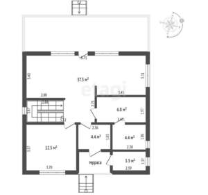 Дом 125м², 2-этажный, участок 12 сот.
