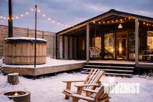 Дом 95м&sup2;, 1-этажный, посуточно, 