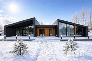 Дом 210м&sup2;, 1-этажный, посуточно, 