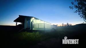 Дом 100м&sup2;, 1-этажный, на длительный срок, 