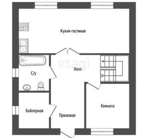 Дом 115м², 2-этажный, участок 12 сот.  