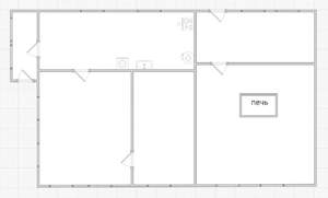 Дом 56м&sup2;, 1-этажный, участок 4 сот.  