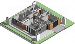 Дом 142м&sup2;, 1-этажный, участок 10 сот.  