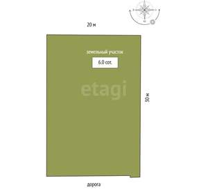 Дом 18м², 2-этажный, участок 6 сот.  