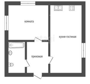 Дом 81м², 1-этажный, участок 18 сот.  