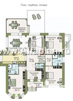 Дом 300м&sup2;, 2-этажный, участок 15 сот.  