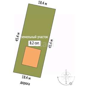 Дом 150м², 2-этажный, участок 8 сот.  