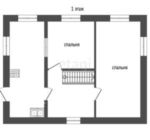 Дом 76м², 2-этажный, участок 7 сот.  