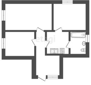 Дом 67м&sup2;, 1-этажный, участок 8 сот.  
