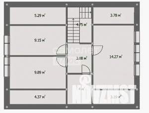 Дача 120м&sup2;, 2-этажный, участок 6 сот.  