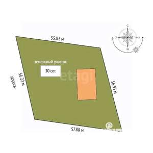 Дом 232м², 2-этажный, участок 30 сот.  