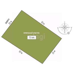 Дом 20м&sup2;, 1-этажный, участок 8 сот.  