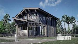 Дом 112м&sup2;, 2-этажный, участок 16 сот.  