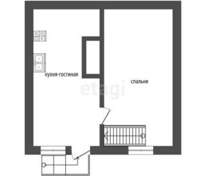 Дом 55м², 2-этажный, участок 9 сот.  