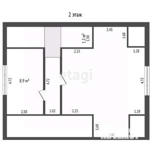 Дом 130м&sup2;, 2-этажный, участок 7 сот.  