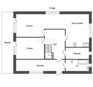 Дом 164м², 2-этажный, участок 7 сот.  