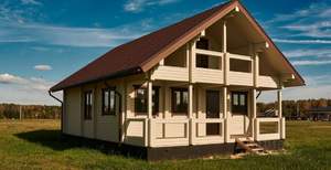 Дом 106м&sup2;, 2-этажный, участок 11 сот.  