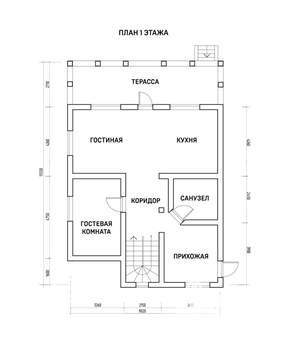 Дом 171м², 2-этажный, участок 8 сот.  