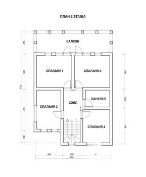 Дом 171м², 2-этажный, участок 8 сот.  