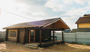 Дом 220м&sup2;, 2-этажный, участок 9 сот.  