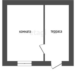 Дом 50м&sup2;, 2-этажный, участок 4 сот.  