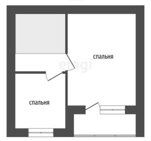Дом 55м², 2-этажный, участок 15 сот.  