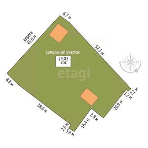 Дом 150м², 2-этажный, участок 24 сот.  