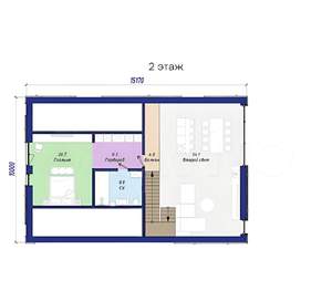 Коттедж 160м², 2-этажный, участок 12 сот.  