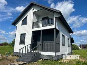 Дом 140м&sup2;, 2-этажный, участок 8 сот.  