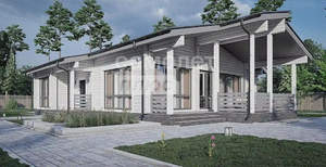 Дом 112м&sup2;, 2-этажный, участок 16 сот.  