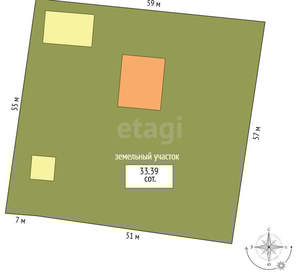 Дом 217м², 2-этажный, участок 33 сот.  