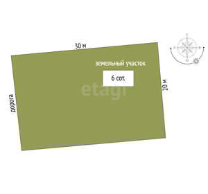 Дача 65м², 2-этажный, участок 6 сот.  