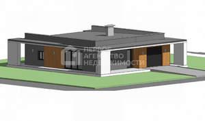 Дом 142м&sup2;, 1-этажный, участок 10 сот.  