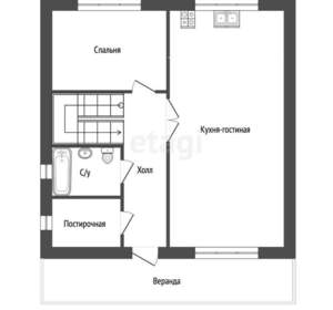 Дом 146м&sup2;, 2-этажный, участок 12 сот.  
