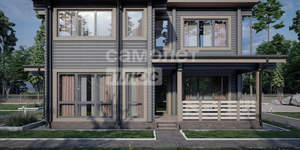 Дом 112м&sup2;, 2-этажный, участок 16 сот.  