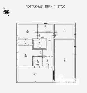 Дом 144м², 2-этажный, участок 9 сот.  