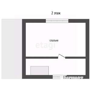 Дом 45м&sup2;, 2-этажный, участок 6 сот.  