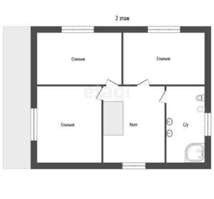 Дом 164м², 2-этажный, участок 7 сот.  