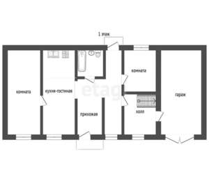 Дом 87м&sup2;, 2-этажный, участок 5 сот.  