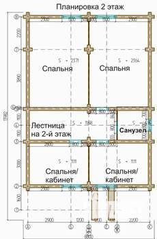 Дом 180м&sup2;, 2-этажный, участок 10 сот.  