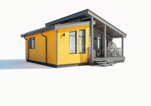 Дом 58м², 1-этажный, участок 10 сот.  