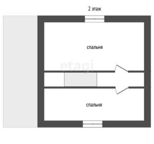 Дом 76м², 2-этажный, участок 7 сот.  